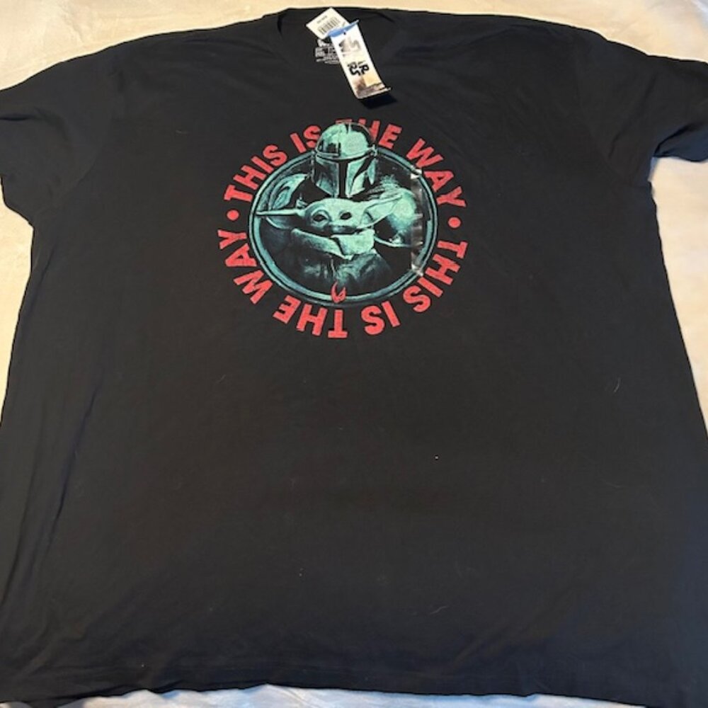 Star Wars Mandalorian Baby Yoda Plus size T Shirt  4XL